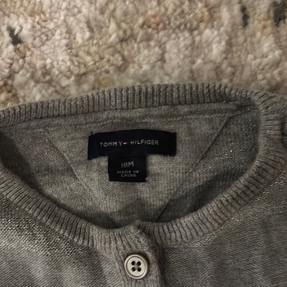 Pink and Gray Button-Up Cardigans - Picture 2 of 5